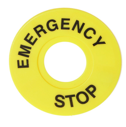 Nhãn nút nhấn emergency stop