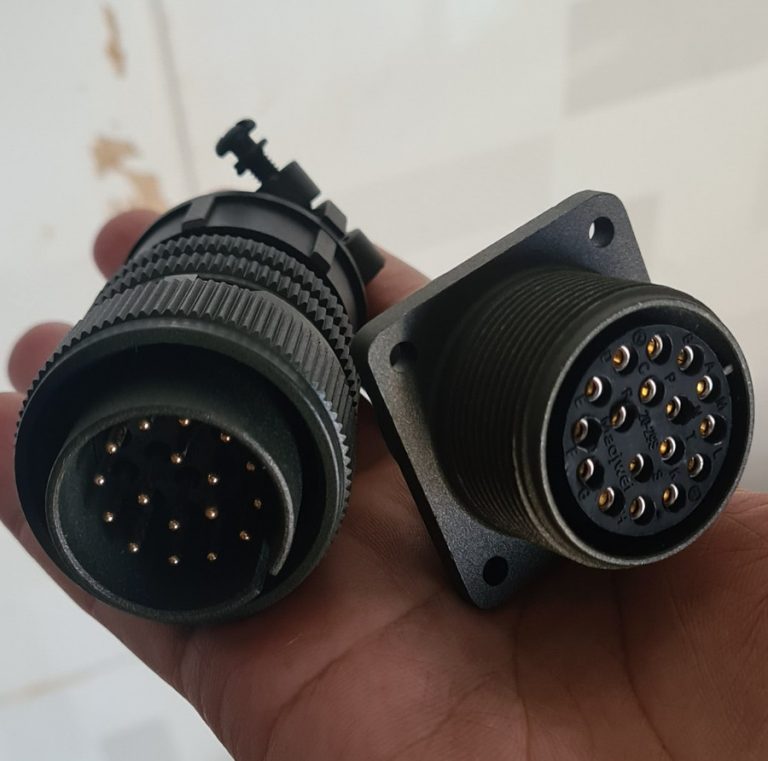 Giắc cắm điện 17 chân loại tròn Maojwei